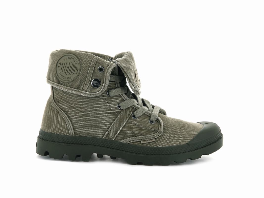 Palladium Pallabrousse Baggy Herren Stiefel Grün ||618240-VRE||